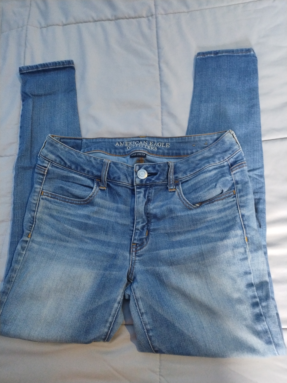 American Eagle Outfitters Light Blue Skinny Jeans - Women's